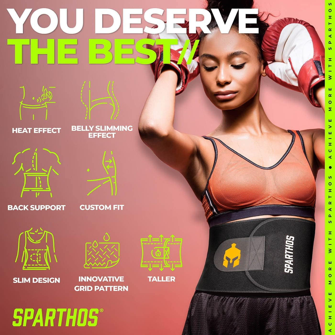 Waist Trimmer Belt - Sweat More and Shorten Your Workout Time!