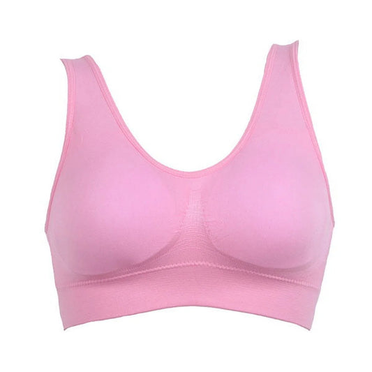 Womens Seamless Pullover Bra, Fitness Bras, Breathable Underwear Sport Bras