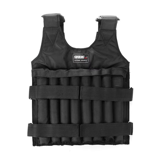 20/35KG Adjustable Loading Weight Vest Boxing Training Jacket Gym Fitness Equipment Running Workout Waistcoat Sand Clothing