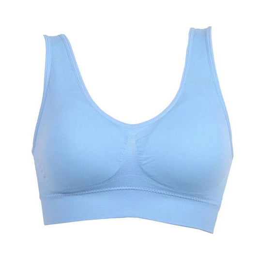 Womens Seamless Pullover Bra, Fitness Bras, Breathable Underwear Sport Bras